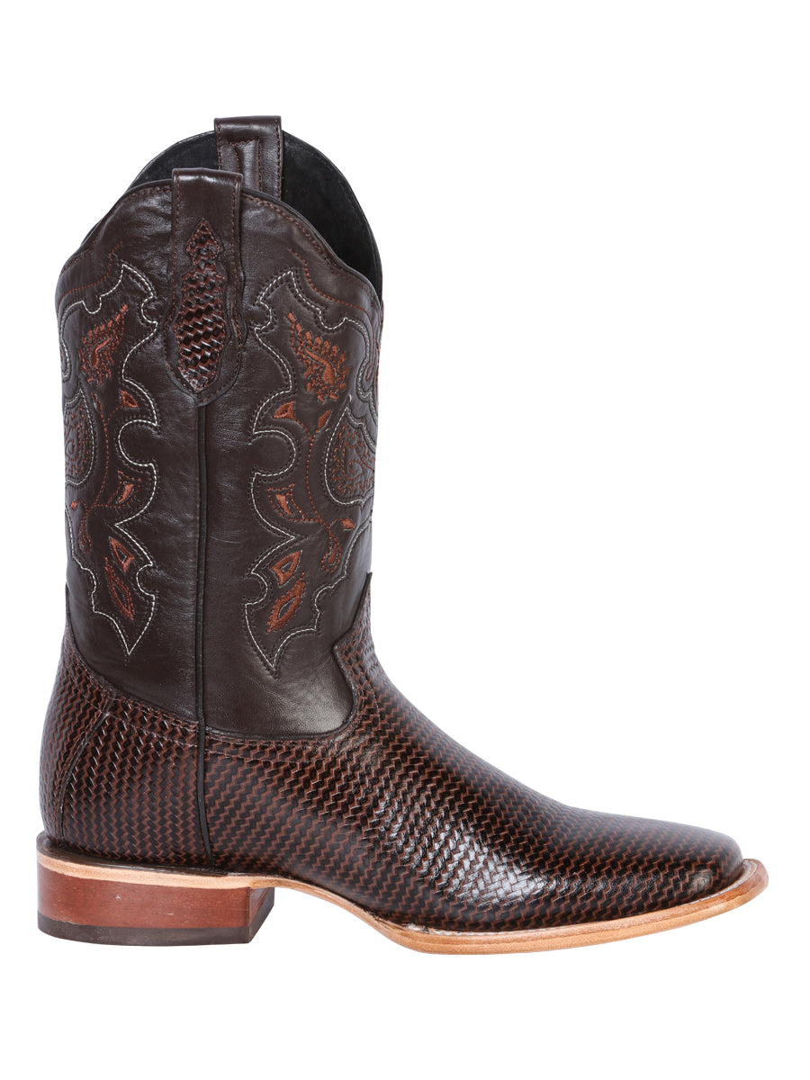 Bota de rodeo para hombre El General - Cigarro estampado 41791