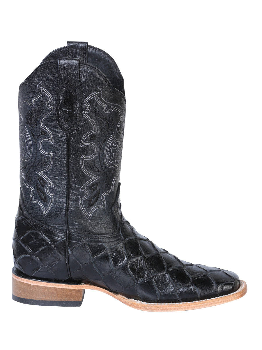 Bota Rodeo El General - Imit Pirarucu - Negro 41792