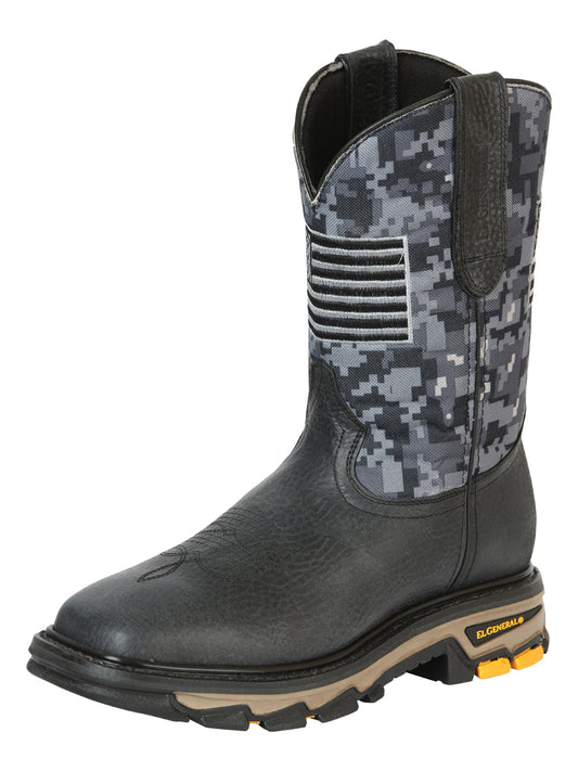 El General Men’s Work Boot - Bull Fight Leather - Black
  44756