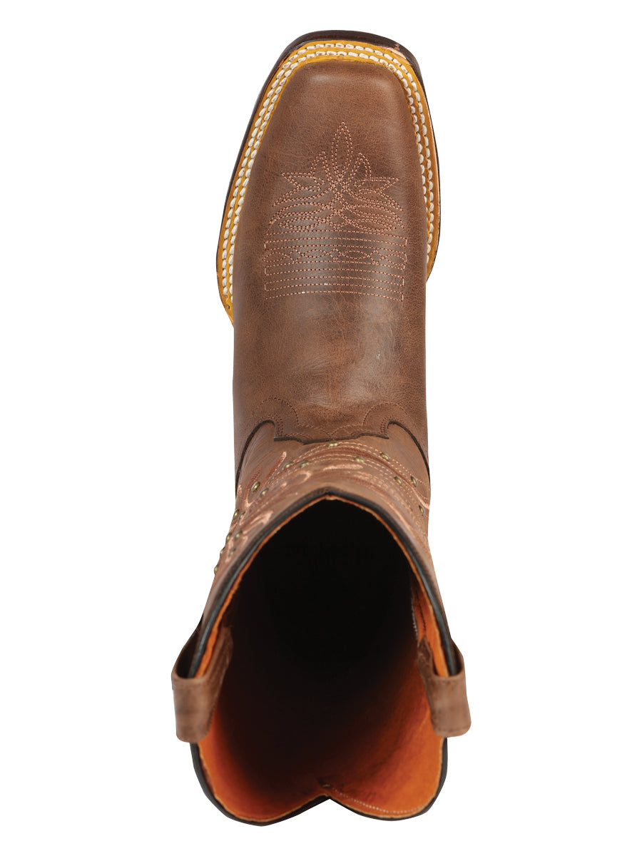 El General Women’s Rodeo Boot  - Alazan Brown 44854