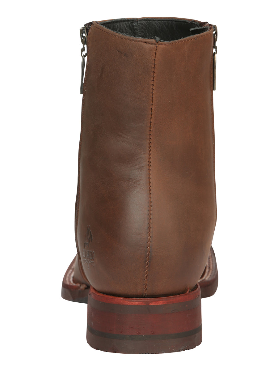 El Canelo Men’s Ankle Boots - Crazy Leather Wood
 45214