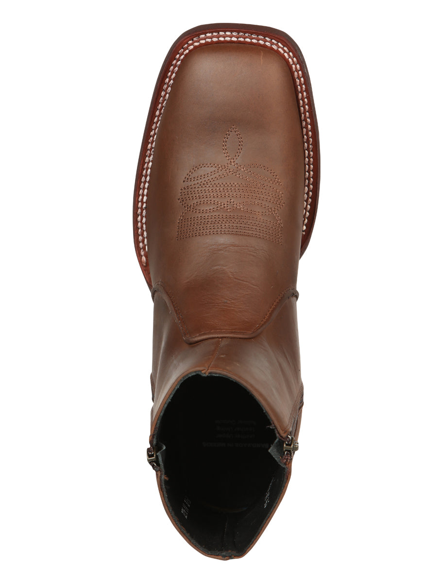 El Canelo Men’s Ankle Boots - Crazy Leather Wood
 45214