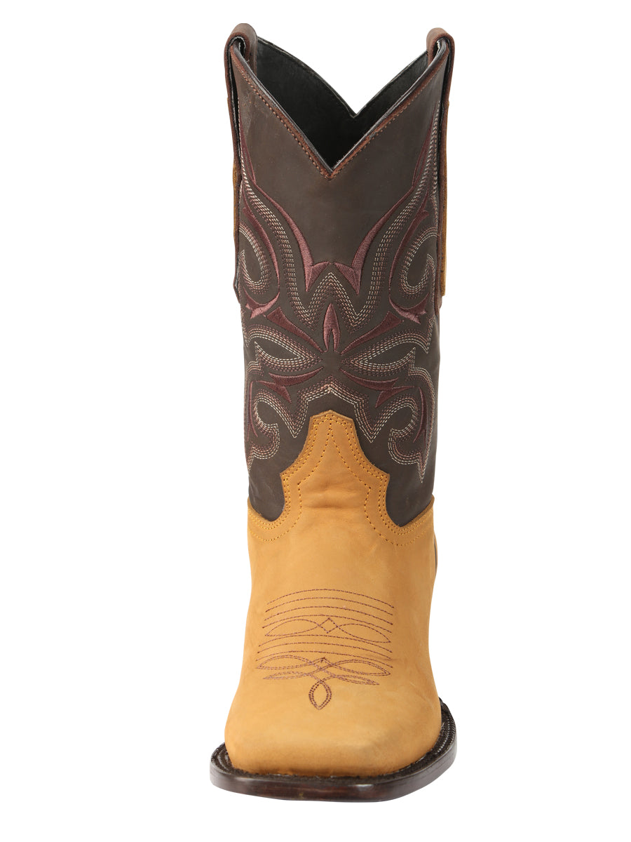 El General Men’s Rodeo Boots - Papaya 45526