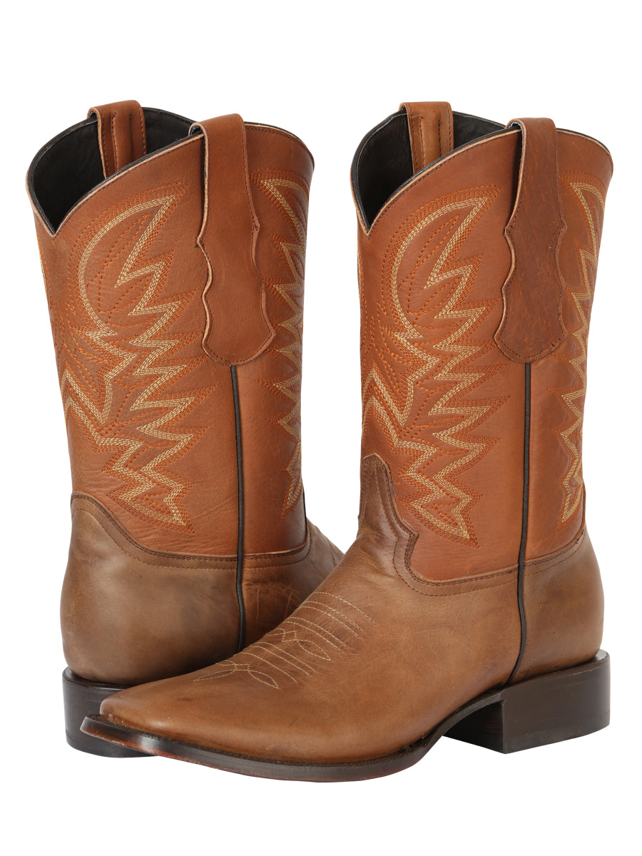 El General Men’s Rodeo Boots - Brown 45580