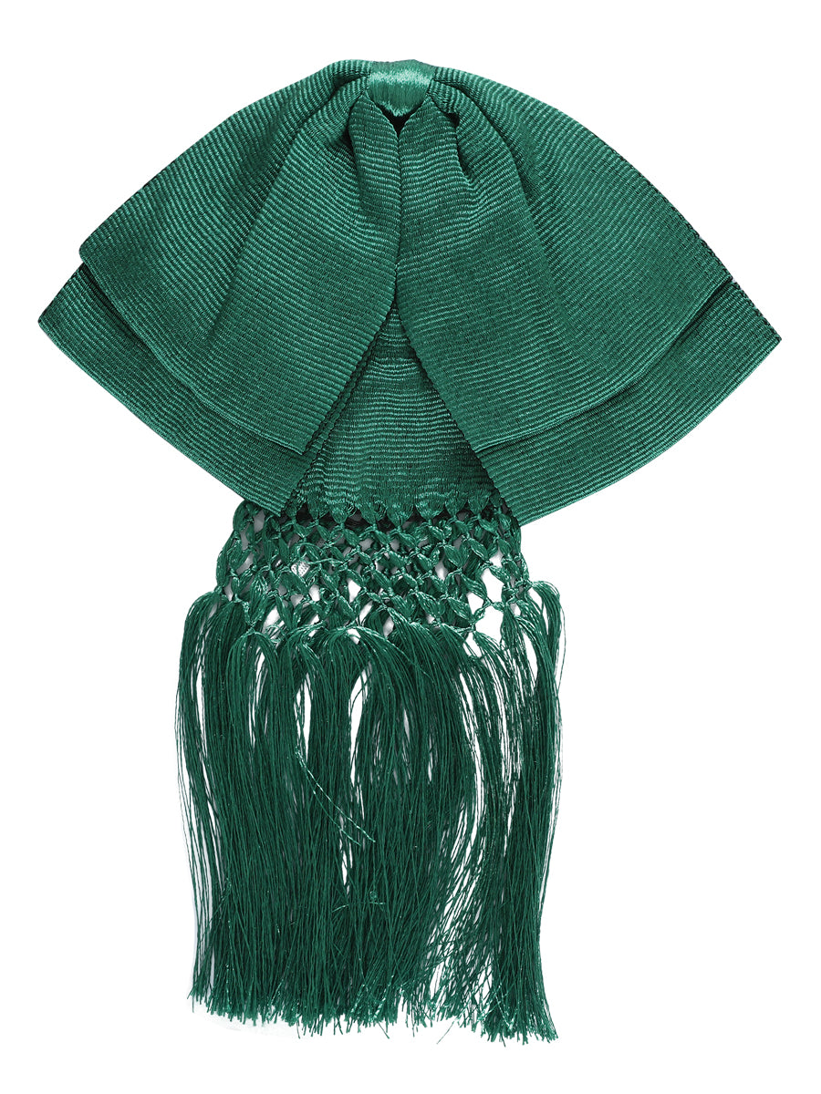 Mexican Charro Bow Tie 85% Articela, 15% Polyester Green  601479