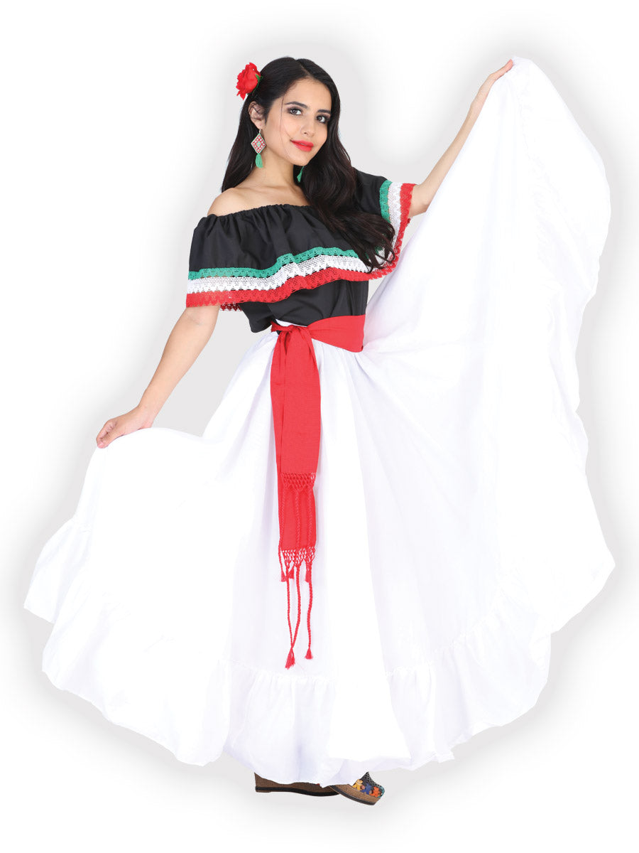 Dancing Skirt Doble Vuelo 100% Cotton White 601632