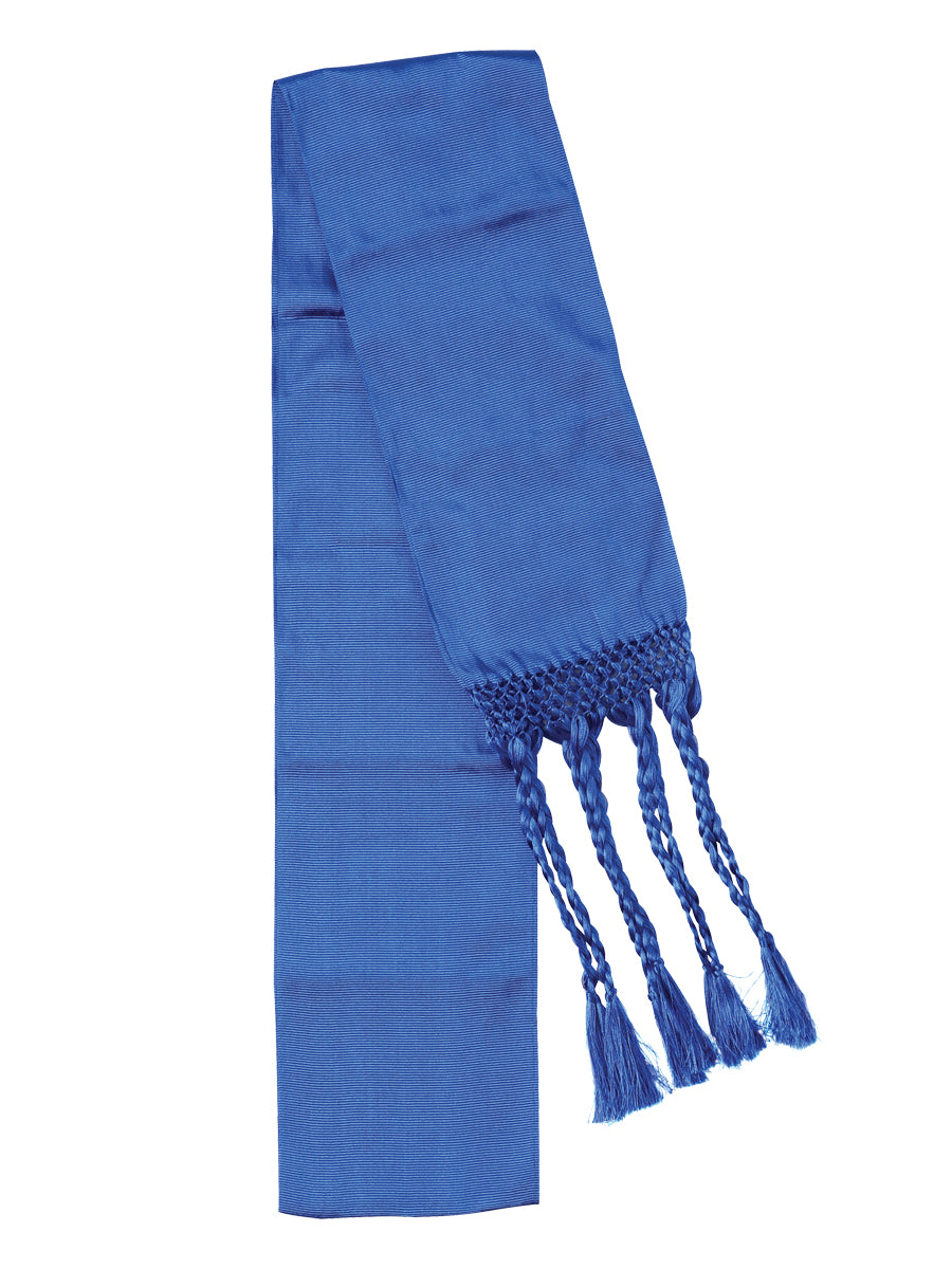 Mexican Charro Sash-Belt 50% Cotton, 50% Polyester Royal Blue  601635
