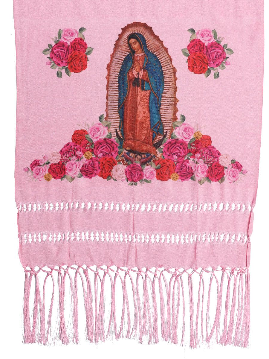 Chal Mexicano 85% Articela, 15% Poliéster Rosa 603750