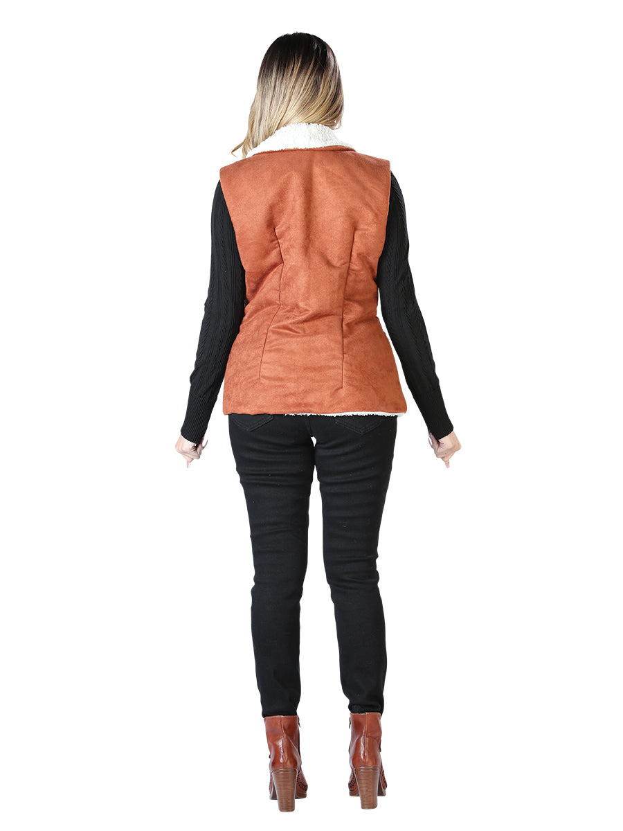 Chaleco bordado artesanal 50% algodón, 50% poliéster Shedron 603875