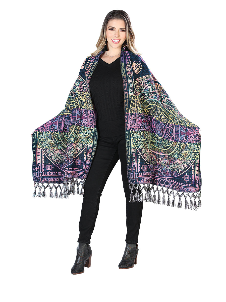 Rebozo Artesanal Mexicano 100% Acrílico Amarillo 603890