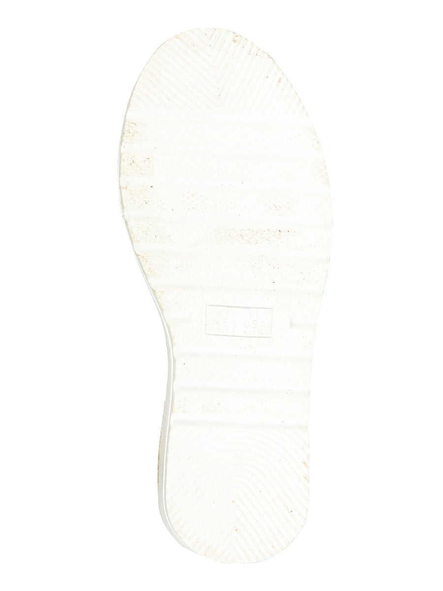 Sandalias Artesanales Mexicanas de Piel Tricolor 603943