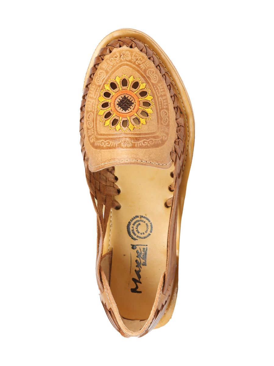 Mexican Artisanal Sandals Leather Tang 604024