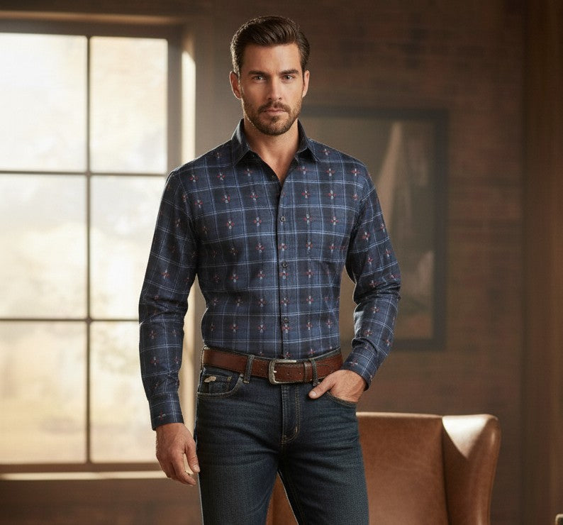 Men's Western Dress Shirt