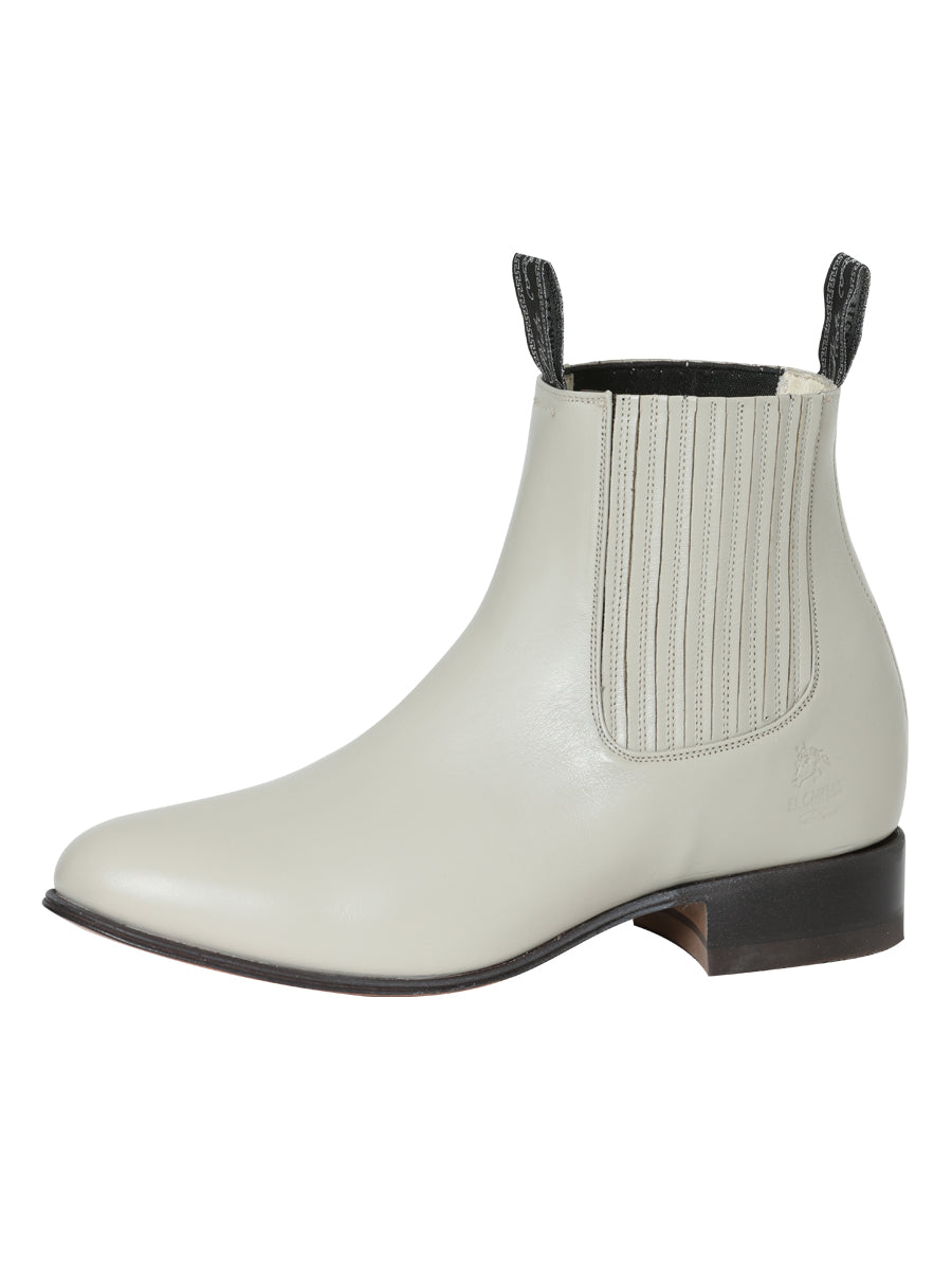 El Canelo - Charro Ankle Boot - Oyster 233