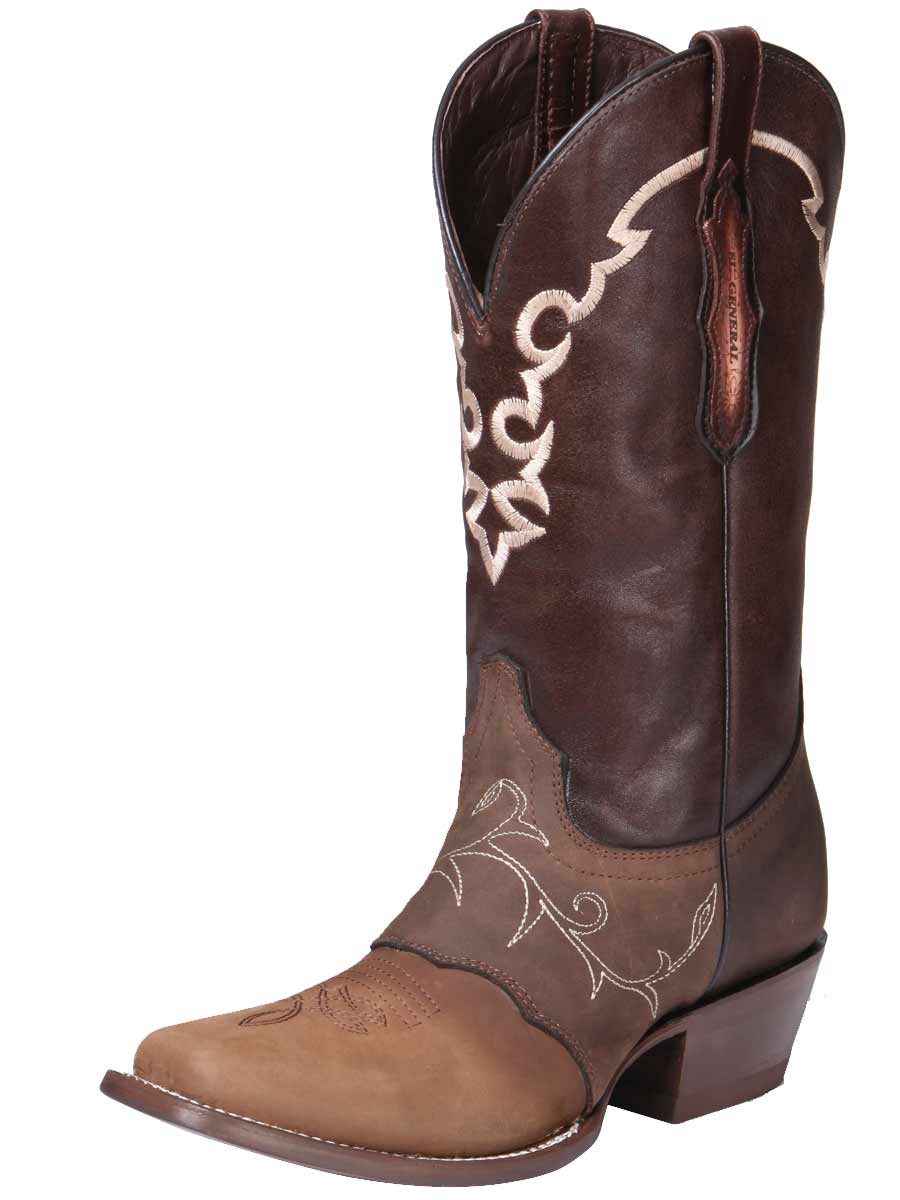 Bota Rodeo El General para mujer, edición limitada - Camello loco 34510