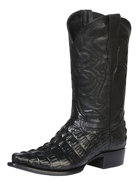 Bota cowboy El Señor de los Cielos - Caimán - Negro 40854