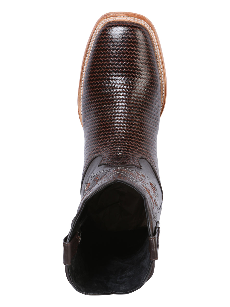 Bota de rodeo para hombre El General - Cigarro estampado 41791