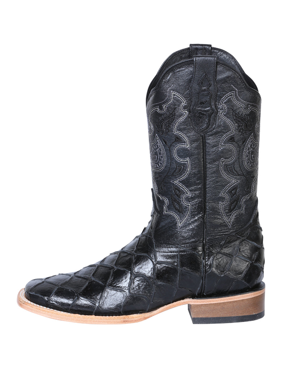 Bota Rodeo El General - Imit Pirarucu - Negro 41792