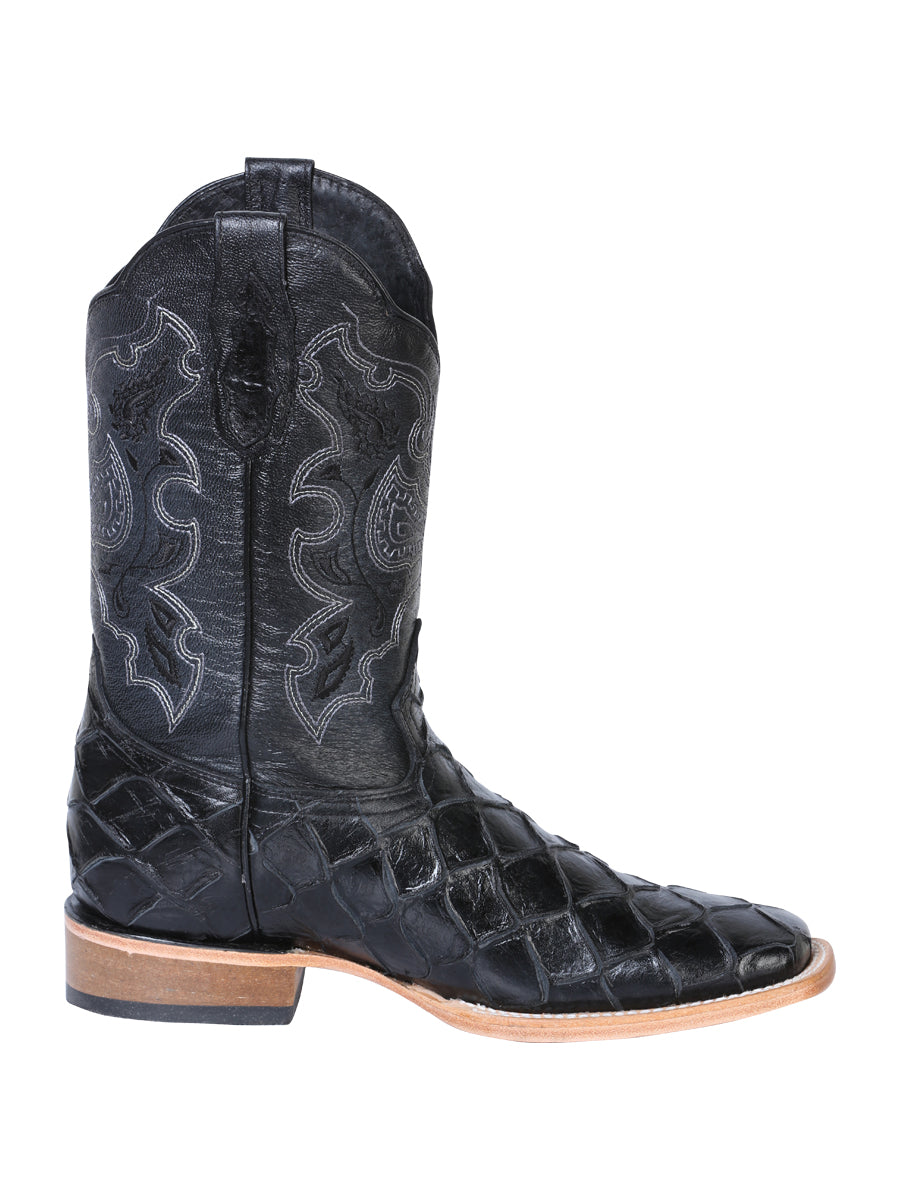 Bota Rodeo El General - Imit Pirarucu - Negro 41792
