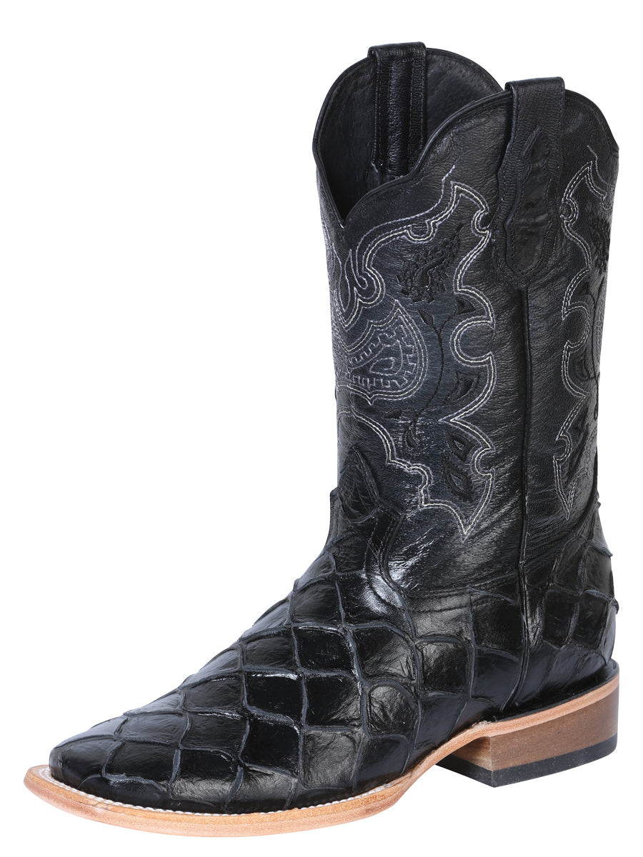 Bota Rodeo El General - Imit Pirarucu - Negro 41792