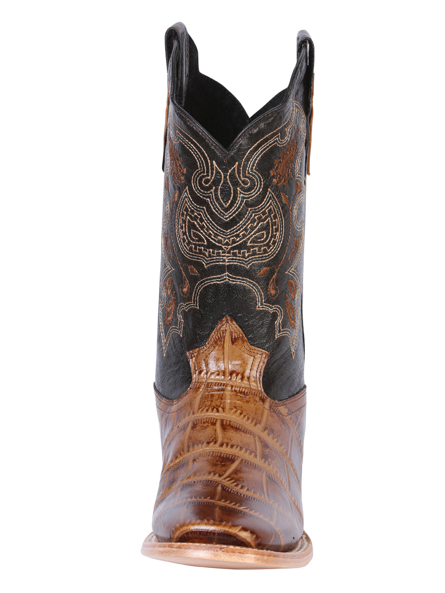 El General Rodeo Boot - Printed Caiman Light Brown 41794