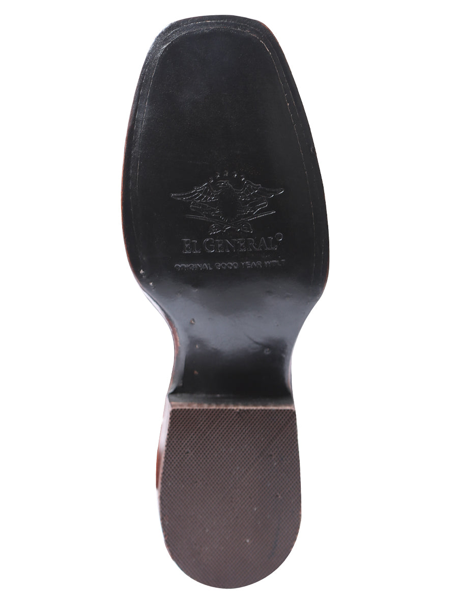Bota Rodeo El General para mujer - Gamuza Marrón Oscuro 42978