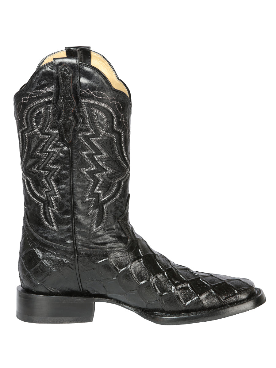 Bota Rodeo El General - Imit. Pirarucú - Negro 44663