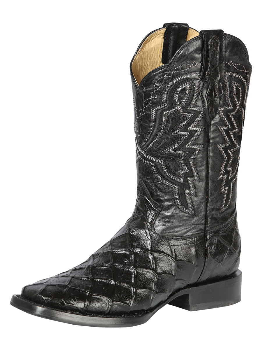 Bota Rodeo El General - Imit. Pirarucú - Negro 44663