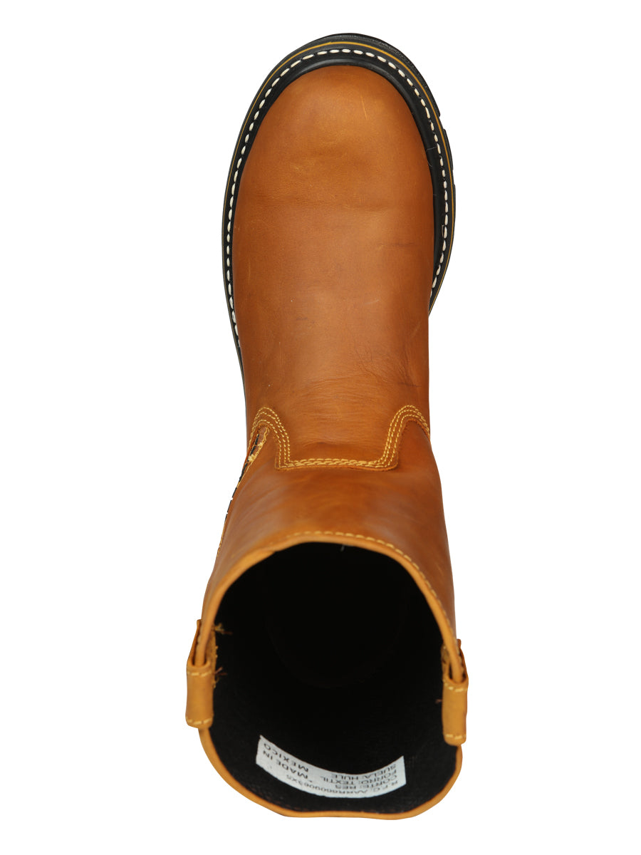 Botas de trabajo Buffalo &amp; Bull para hombre sin puntera - Crazy Miel 45258