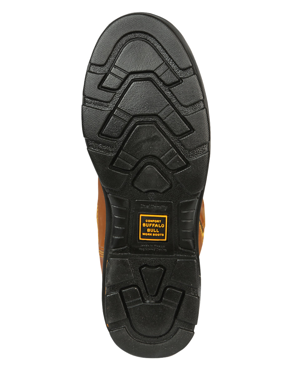 Botas de trabajo Buffalo &amp; Bull para hombre sin puntera - Crazy Miel 45258