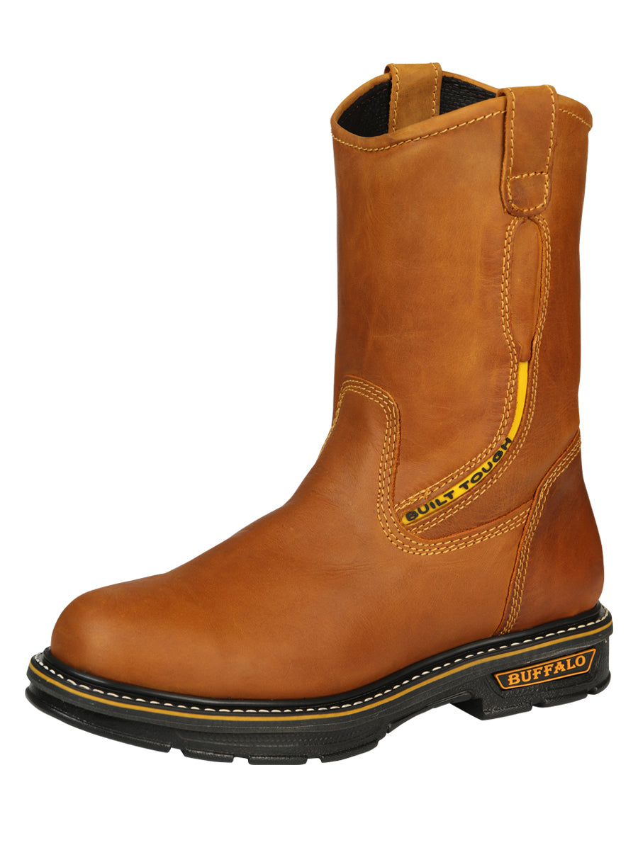 Botas de trabajo Buffalo &amp; Bull para hombre sin puntera - Crazy Miel 45258