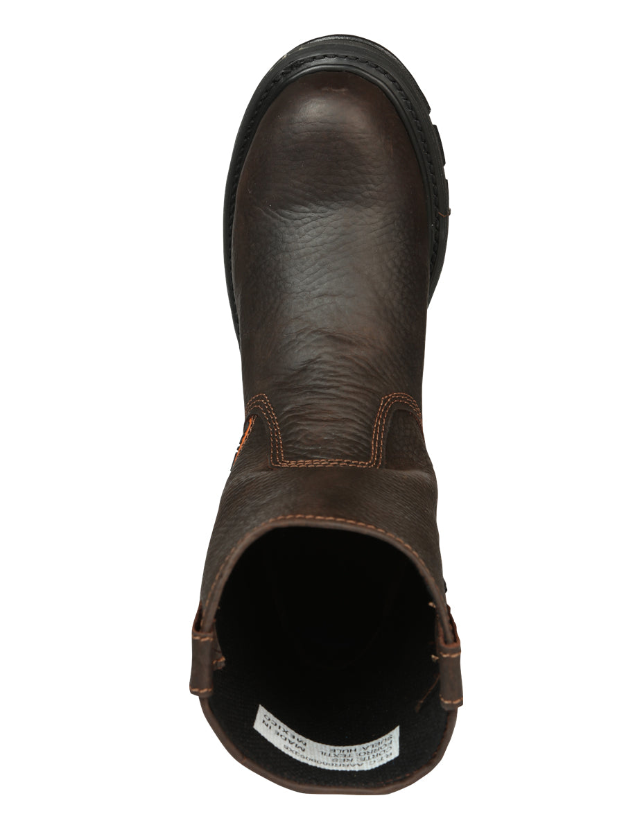 Botas de trabajo Buffalo &amp; Bull para hombre con puntera de piel bovina - Rino Moka 45260