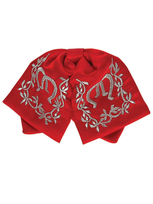 Kids 
Mexican Charro Bow Tie 100% Polyester Red/Silver  600146