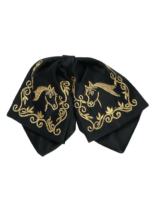 Kids 
Mexican Charro Bow Tie 100% Polyester Black/Gold  600148