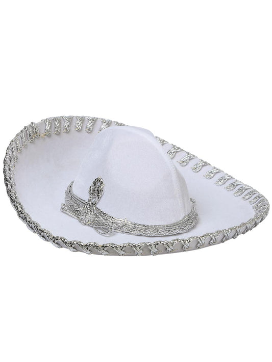Kids 
Mexican Charro Hat Velvet White/Silver 600320