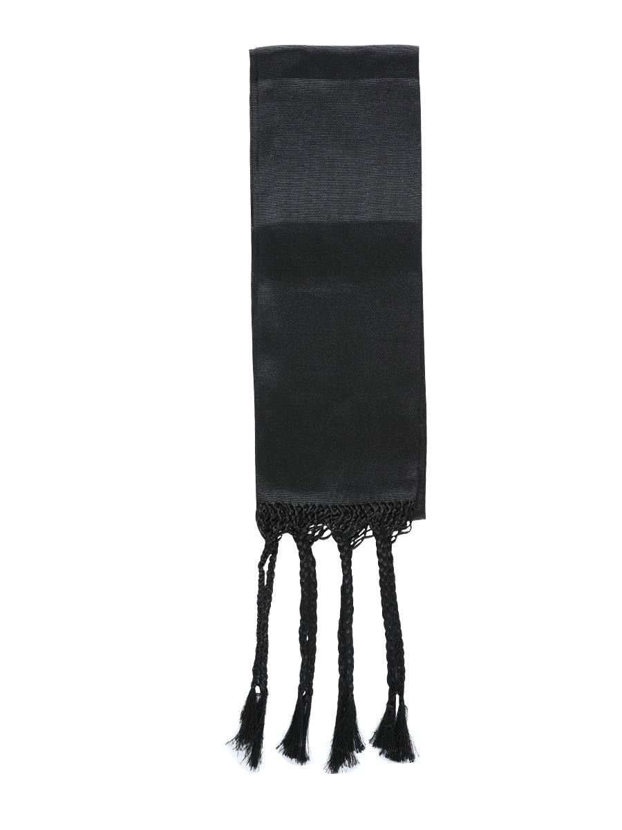 Mexican Charro Sash-Belt 50% Cotton, 50% Polyester Black  601360