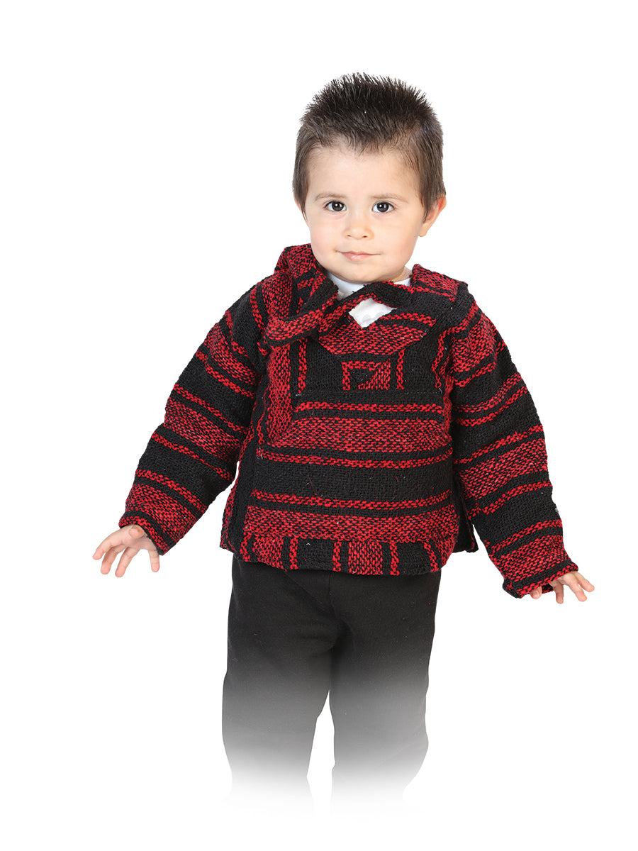 Sweatshirt Artisanal  Jerga 100% Acrylan Black/Rojo 603856