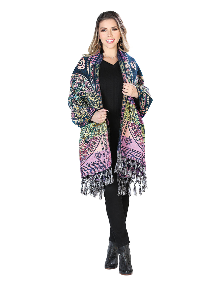 Rebozo Artesanal Mexicano 100% Acrílico Amarillo 603890