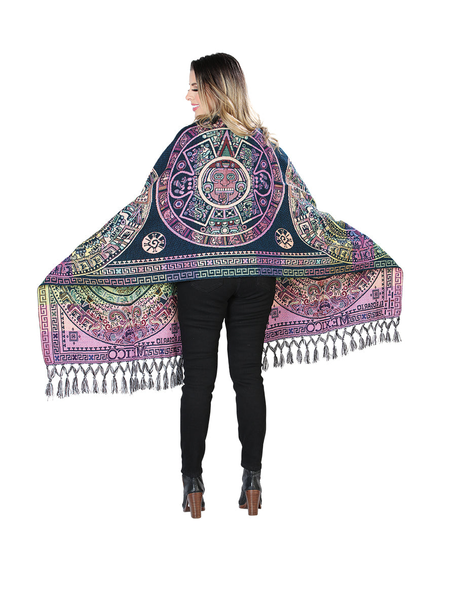 Rebozo Artesanal Mexicano 100% Acrílico Amarillo 603890