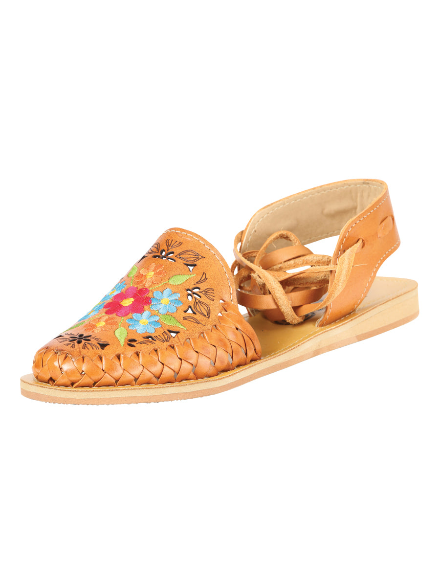 Sandalias Artesanales Mexicanas Piel Miel 604020